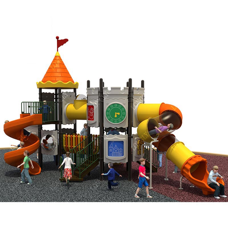 Kids Education Park - สไลเดอร์เด็กทรงปราสาท สำหรับสนามเด็กเล่นกลางแจ้ง สวนสนุก สวนสาธารณะ โรงเรียน พื้นที่อยู่อาศัย