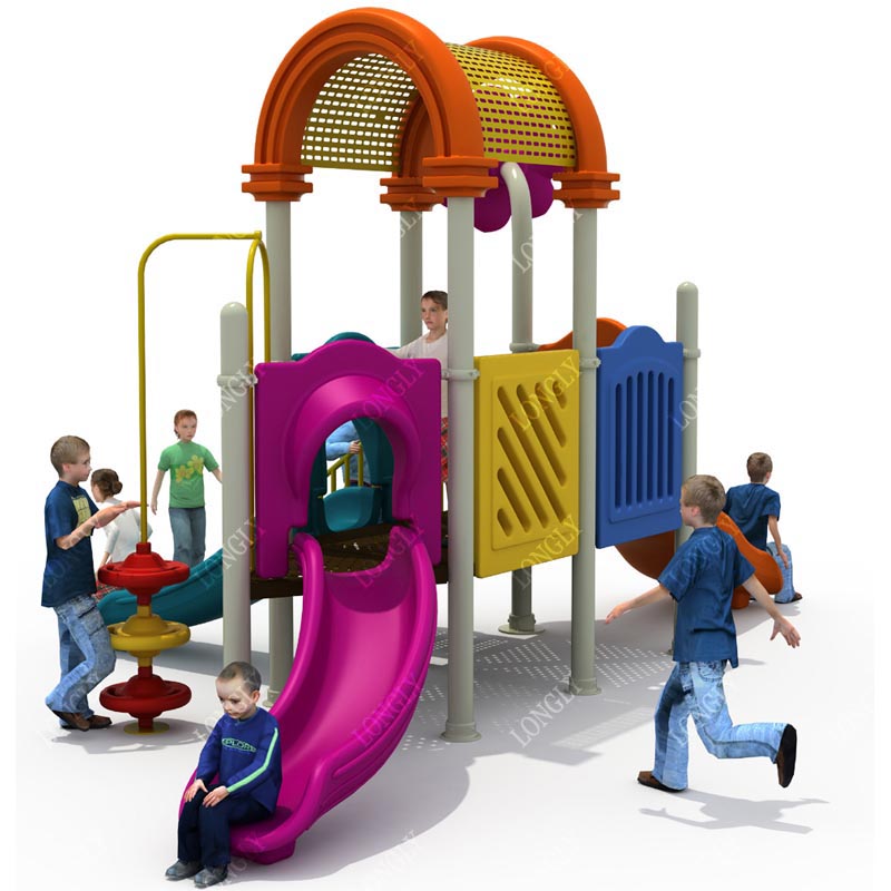 Kids Education Park - สไลเดอร์สนามเด็กเล่นกลางแจ้งสำหรับเด็ก ทำจากพลาสติก LLDPE สำหรับโรงเรียน สถานที่พักอาศัย และสวนสนุก