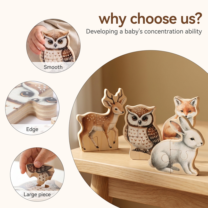 Kids Educational Box - ของเล่นเสริมพัฒนาการแบบมอนเตสซอรี่ แผ่นไม้จับจับพร้อมตัวอักษรและตัวเลข ของเล่นเสริมการเรียนรู้สำหรับเด็กเล็ก ของขวัญของเล่นเสริมประสาทสัมผัส