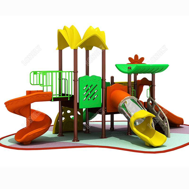 Kids Education Park - เครื่องเล่นสนามเด็กเล่นกลางแจ้งสำหรับเด็ก ทำจากพลาสติก LLDPE พร้อมสไลเดอร์ สำหรับสวน บ้านพักอาศัย