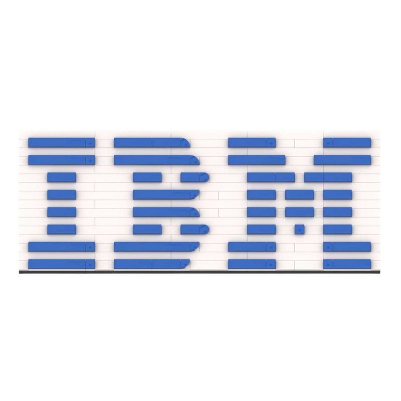Kids Education Logo - 206 ชิ้น MOC โลโก้ IBM ของเล่นโมเดลคลาสสิก