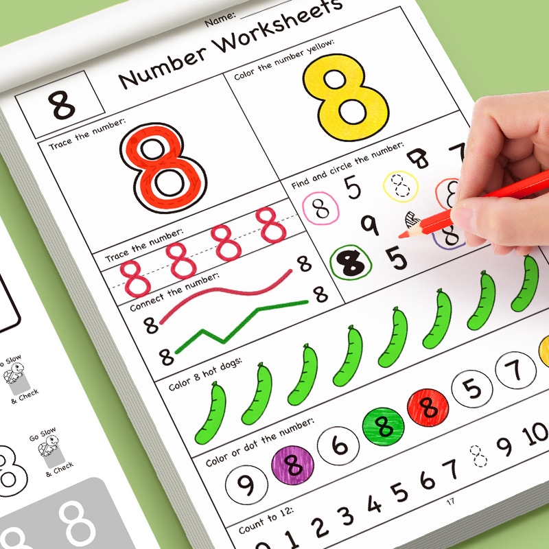 สมุดงานคณิตศาสตร์แบบภาพประกอบ  - Learning Workbook Preschool บทวิจารณ์และราคา