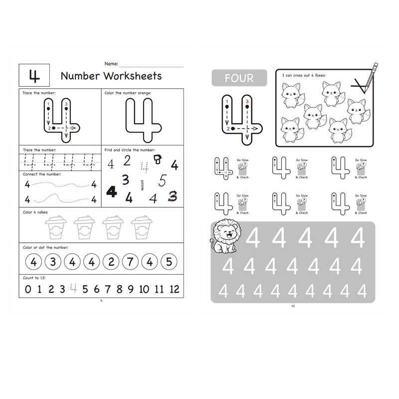 สมุดงานคณิตศาสตร์แบบภาพประกอบ  - Learning Workbook Preschool บทวิจารณ์และราคา