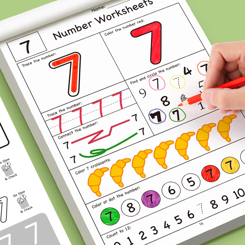สมุดงานคณิตศาสตร์แบบภาพประกอบ  - Learning Workbook Preschool บทวิจารณ์และราคา