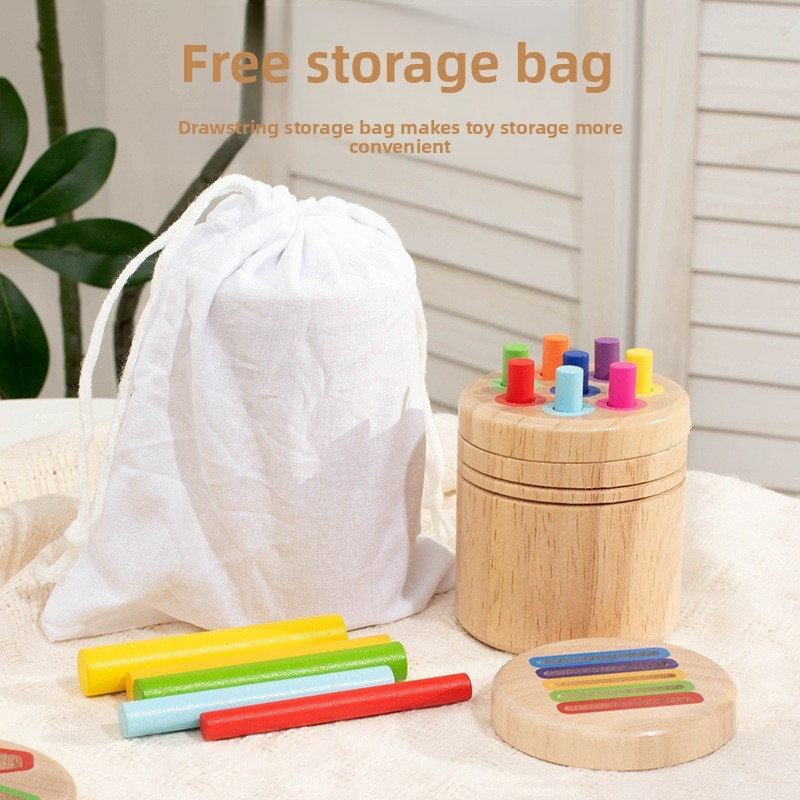 ถังไม้มอนเตสซอรี่สำหรับจัดเรีย - Kids Educational Box บทวิจารณ์และราคา