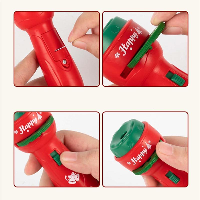 ไฟฉายฉายภาพคริสต์มาสแบบพกพา ขอ - Kids Education Images บทวิจารณ์และราคา