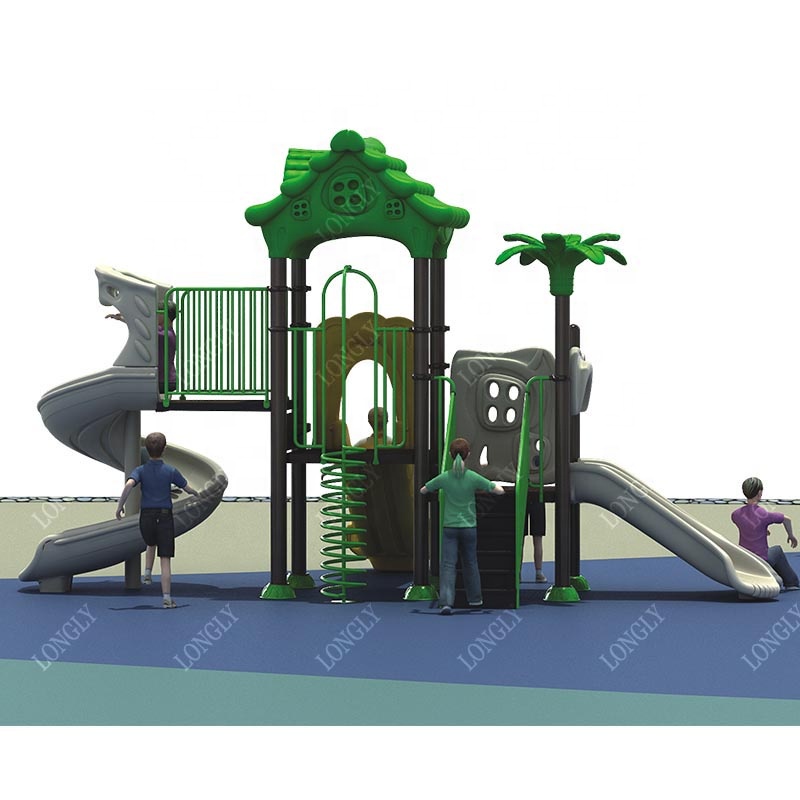 สไลเดอร์พลาสติกสำหรับเด็กกลางแ - Kids Education Park บทวิจารณ์และราคา