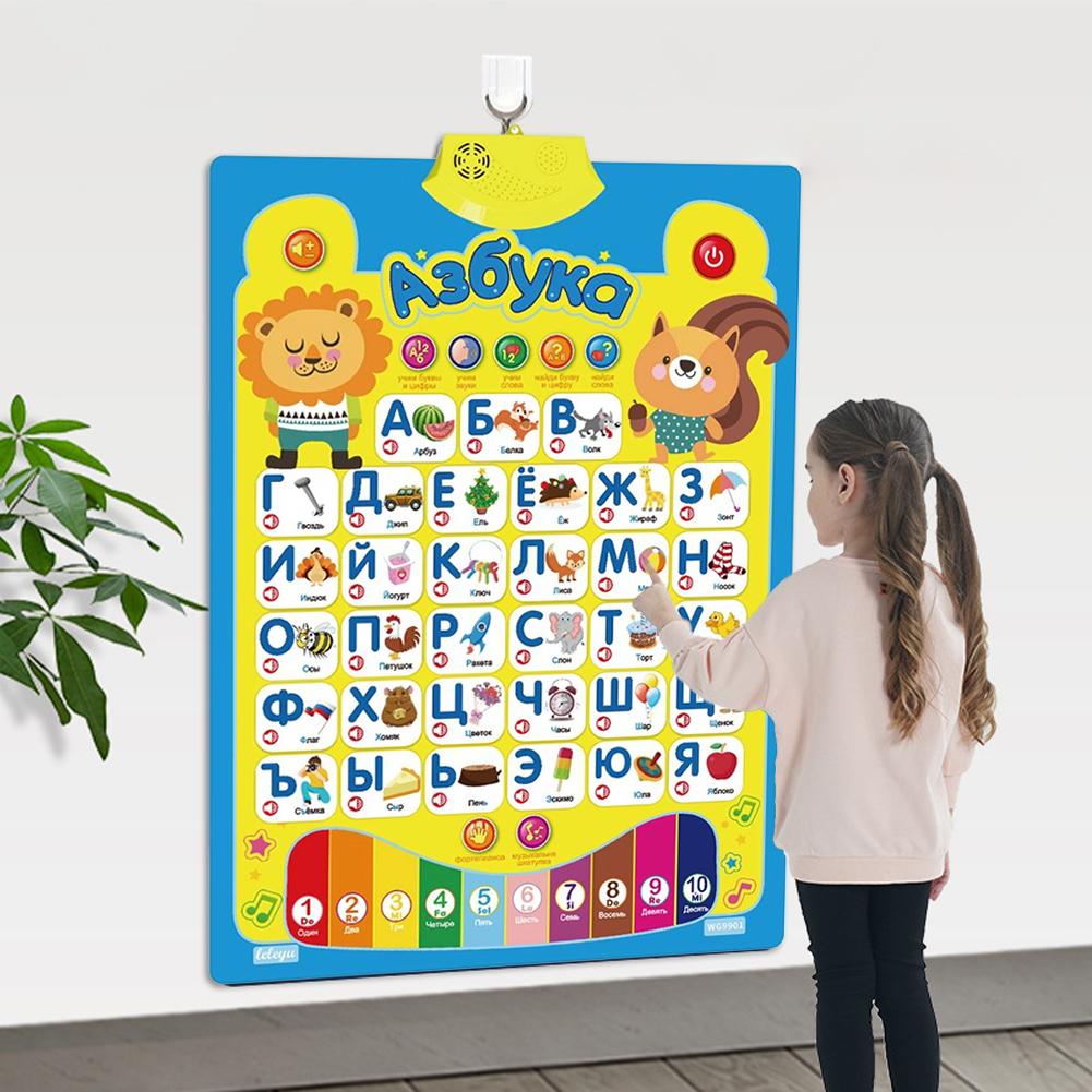 โปสเตอร์ติดผนังแบบโต้ตอบภาษาอั - Kids Educational Posters บทวิจารณ์และราคา