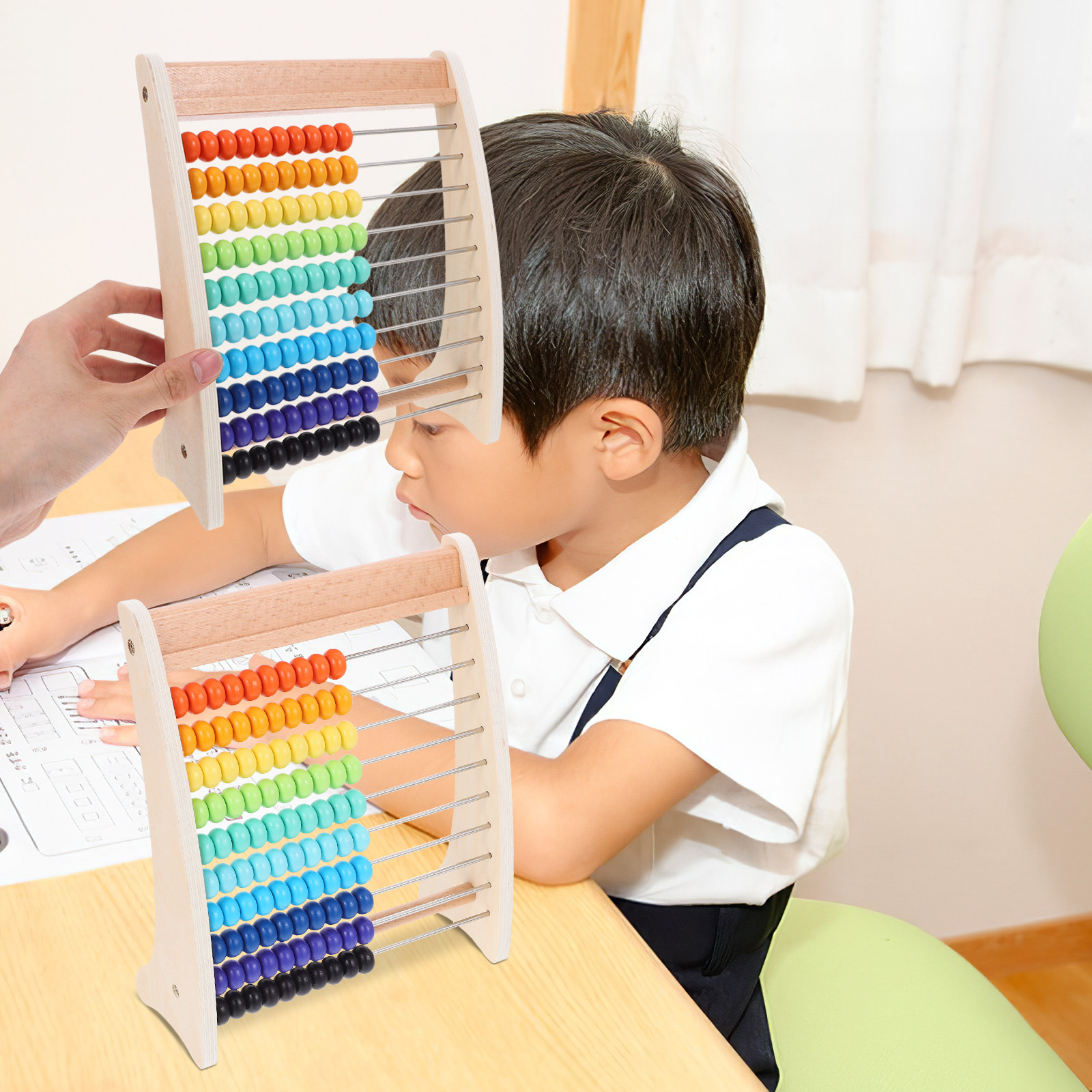 ชุดลูกคิดไม้สำหรับเด็ก 1 ชุด อ - Kids Education Calculator บทวิจารณ์และราคา