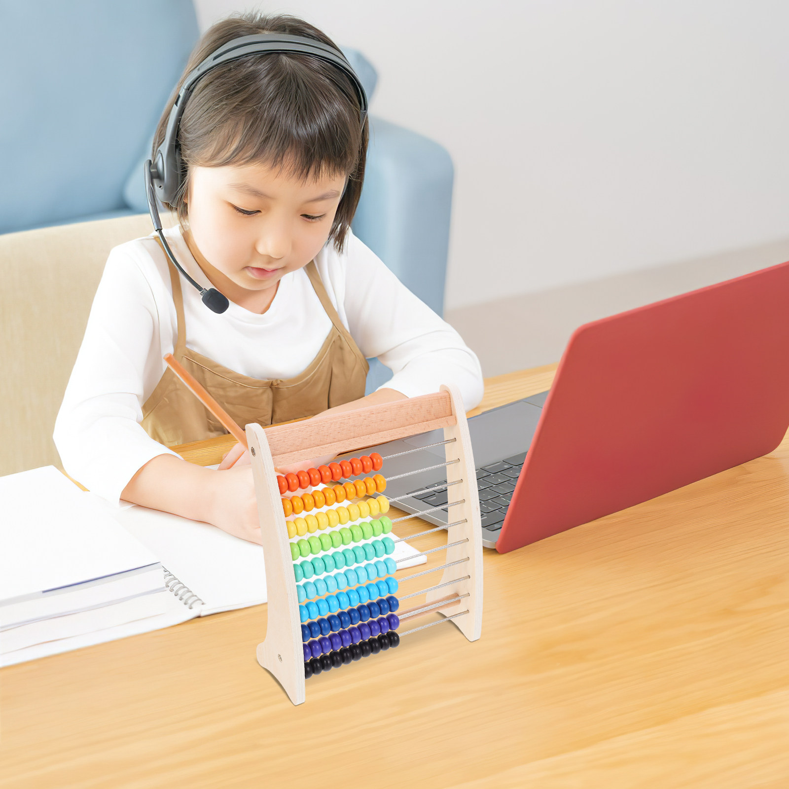 ชุดลูกคิดไม้สำหรับเด็ก 1 ชุด อ - Kids Education Calculator บทวิจารณ์และราคา