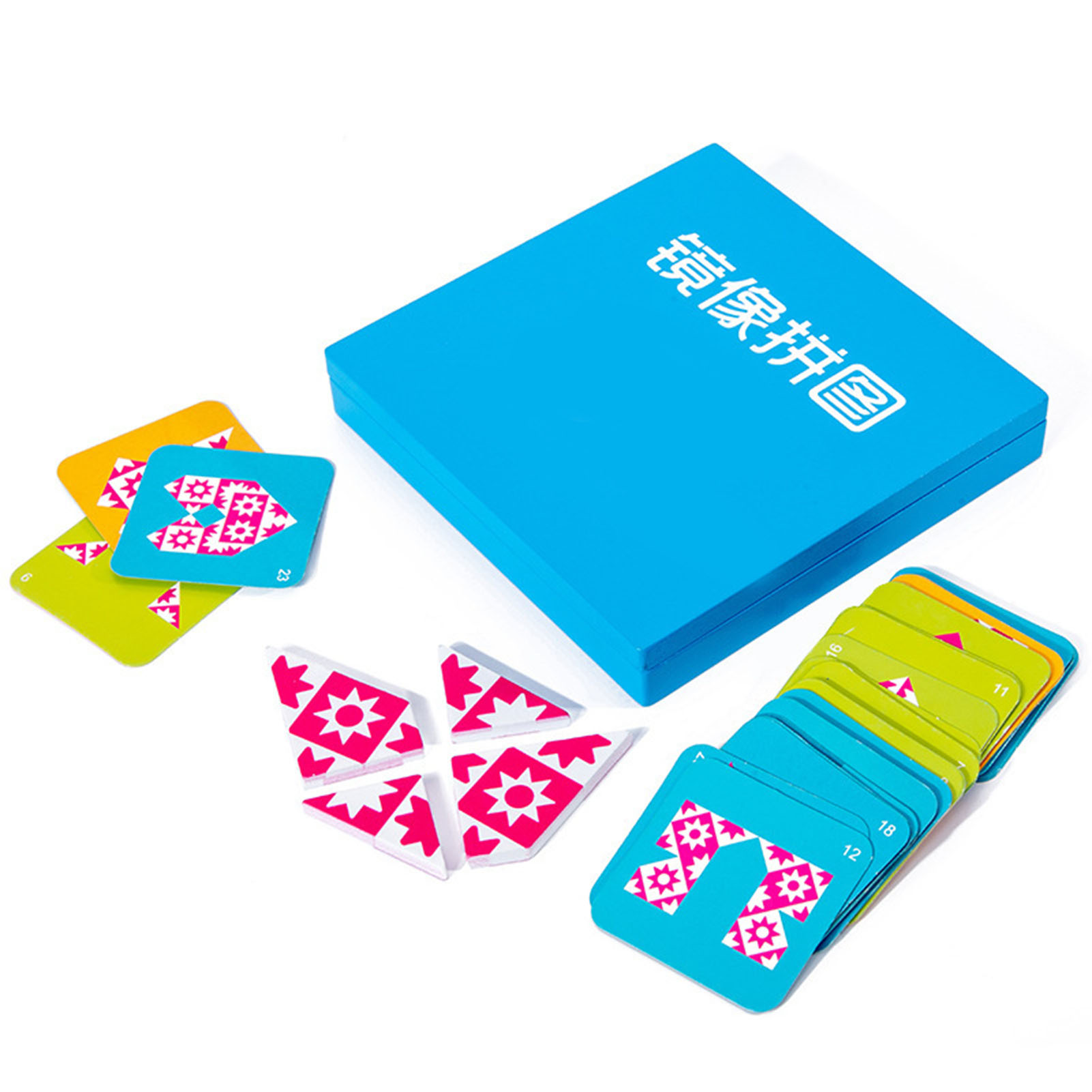 เกมปริศนาภาพสะท้อน ตัวต่อไม้ เ - Kids Education Images บทวิจารณ์และราคา