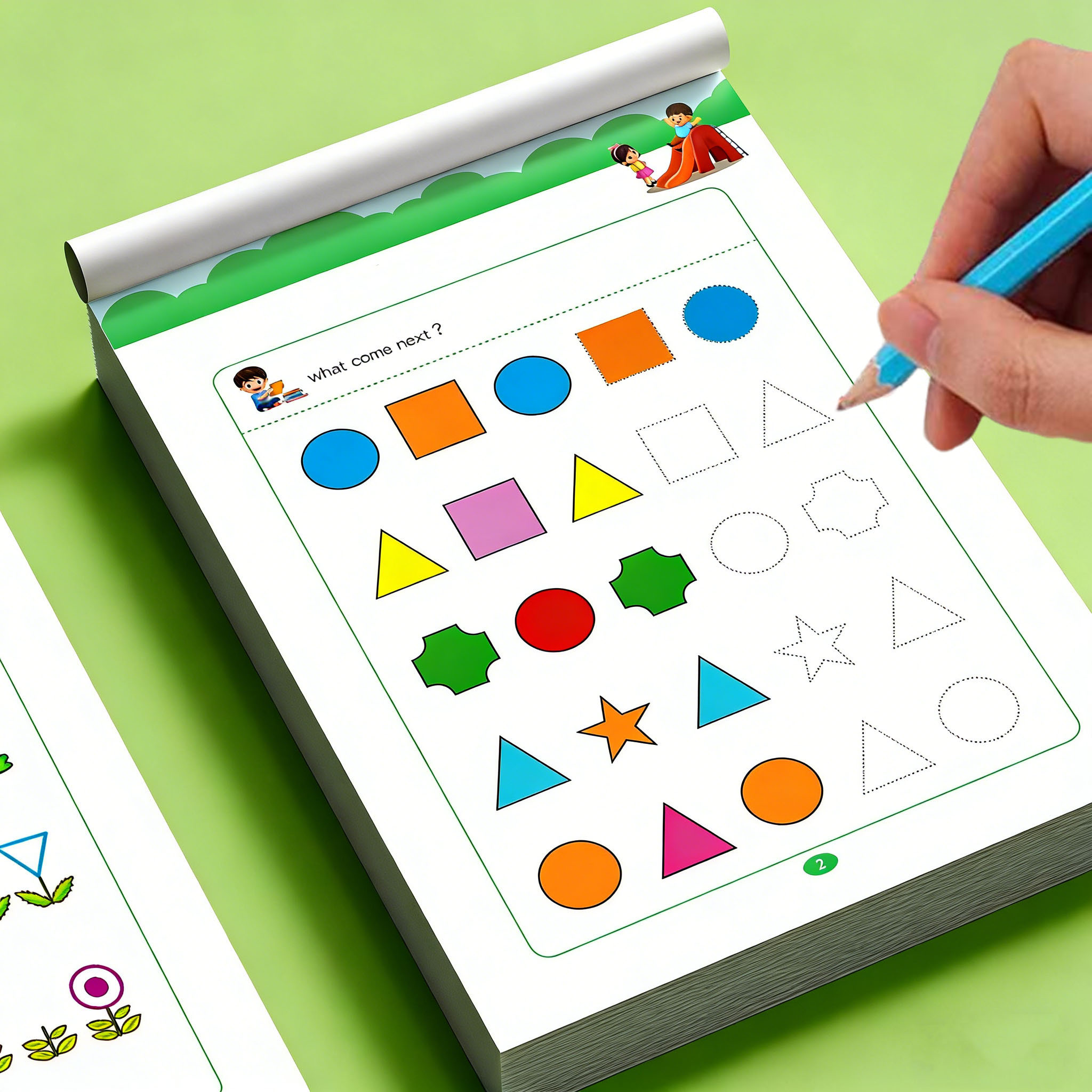 สมุดงานค้นหาลวดลายสำหรับเด็ก | - Learning Workbook Preschool บทวิจารณ์และราคา