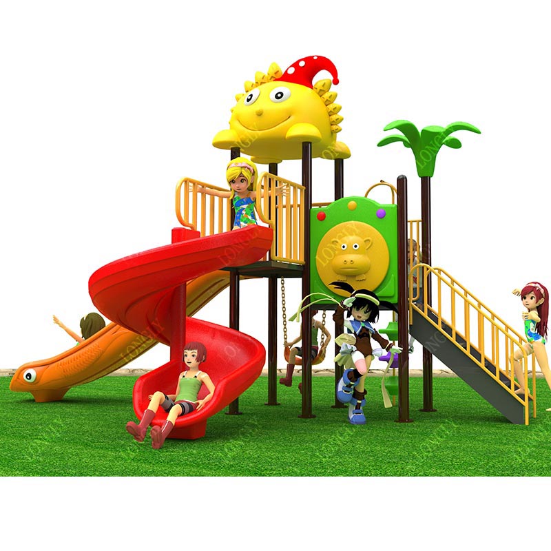 สไลเดอร์พลาสติกเชิงพาณิชย์ ขนา - Kids Education Park บทวิจารณ์และราคา