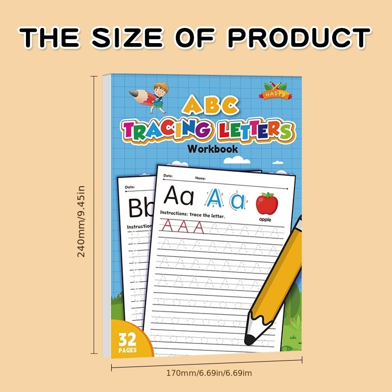 สมุดฝึกเขียนตัวอักษร A-Z - สมุ - Learning Workbook Preschool บทวิจารณ์และราคา