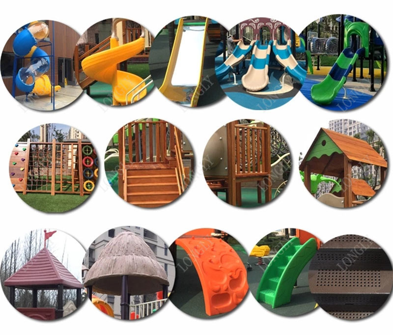 สไลเดอร์สนามเด็กเล่นกลางแจ้งสำ - Kids Education Park บทวิจารณ์และราคา