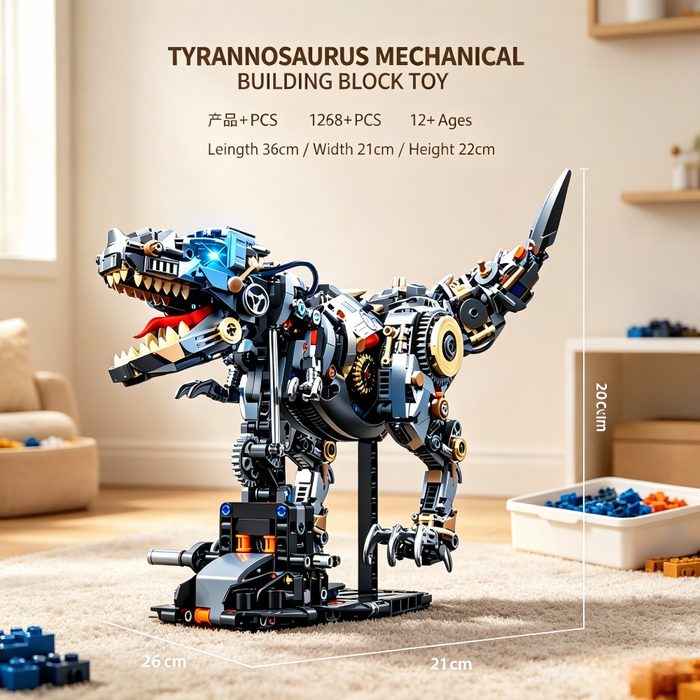 โมเดลไดโนเสาร์ทีเร็กซ์แบบกลไกส - Kids Nature Education บทวิจารณ์และราคา