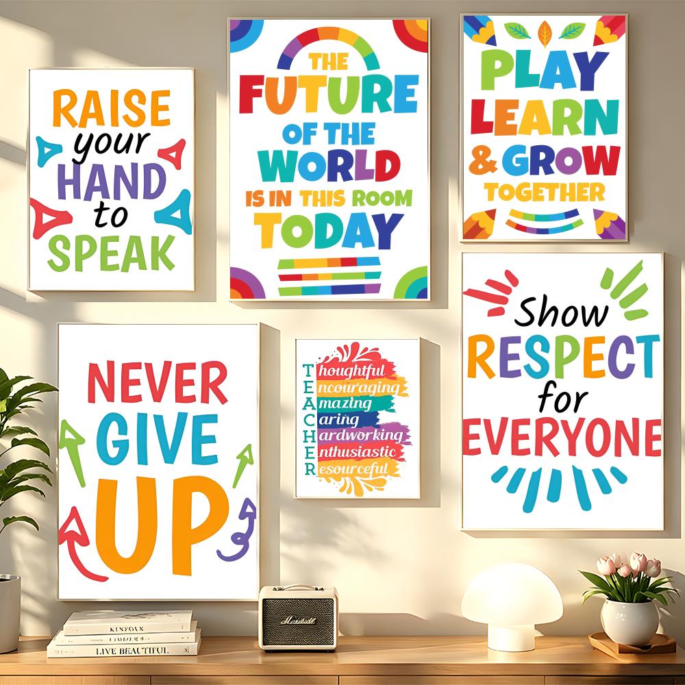 โปสเตอร์ติดผนังห้องเรียนเด็ก ล - Kids Educational Posters บทวิจารณ์และราคา