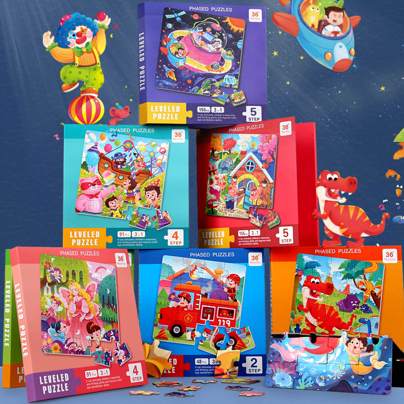 ตัวต่อแม่เหล็กไม้ลายการ์ตูน หน - Kids Educational Box บทวิจารณ์และราคา