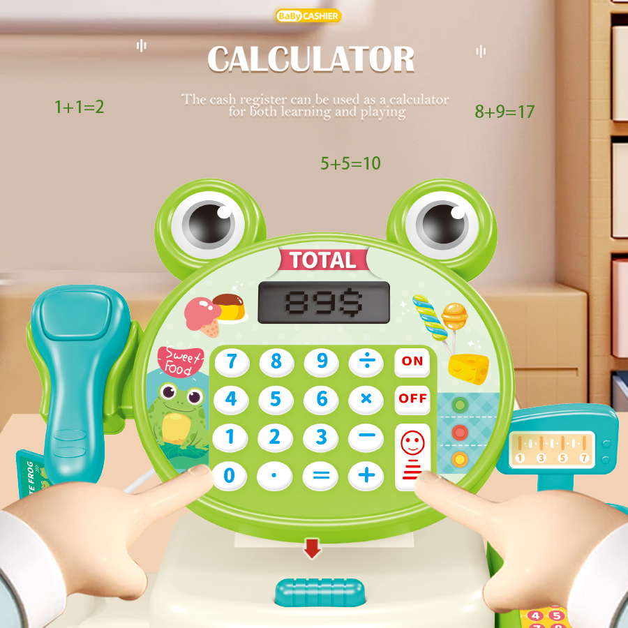 เครื่องคิดเงินของเล่นเด็ก ชุดข - Kids Education Calculator บทวิจารณ์และราคา