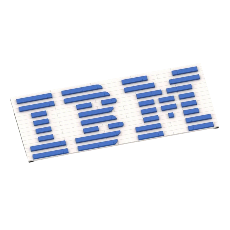 206 ชิ้น MOC โลโก้ IBM ของเล่น - Kids Education Logo บทวิจารณ์และราคา