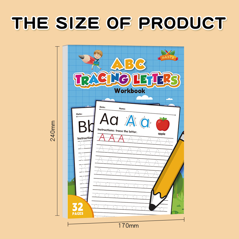 สมุดฝึกเขียนตัวอักษร 26 ตัวอัก - Learning Workbook Preschool บทวิจารณ์และราคา