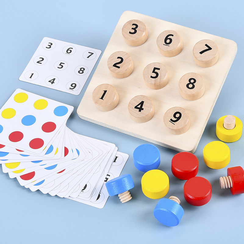 ไม้กระชับสกรูจับคู่ท้าทายตาราง - Kids Educational Box บทวิจารณ์และราคา