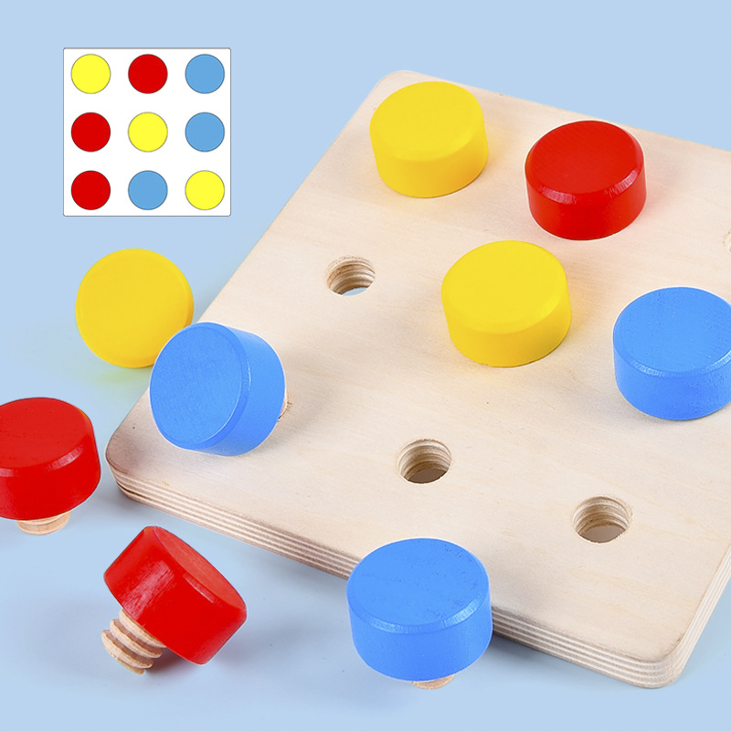 ไม้กระชับสกรูจับคู่ท้าทายตาราง - Kids Educational Box บทวิจารณ์และราคา