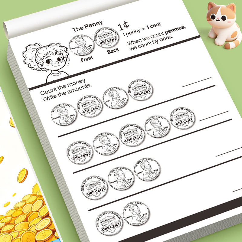 สมุดแบบฝึกหัดการนับเงินสำหรับเ - Learning Workbook Preschool บทวิจารณ์และราคา