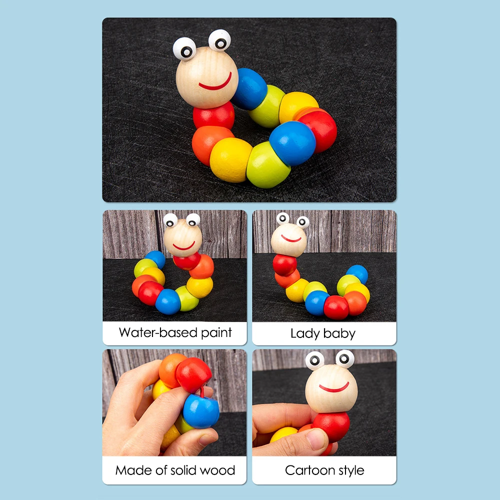 การศึกษาไม้ Montessori ของเล่น - Kids Educational Box บทวิจารณ์และราคา